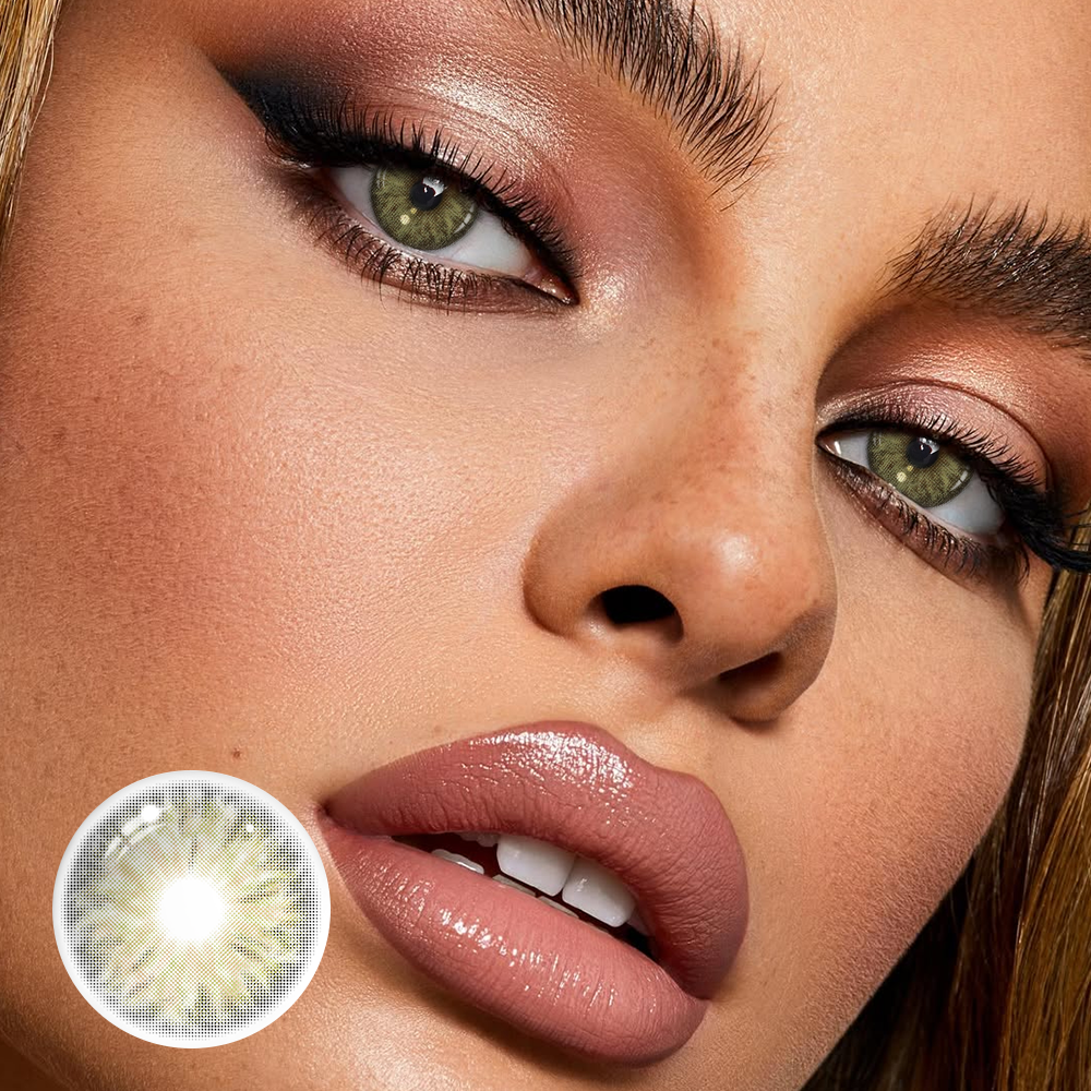 Cyrene Honey Brown Coloured Contact Lenses